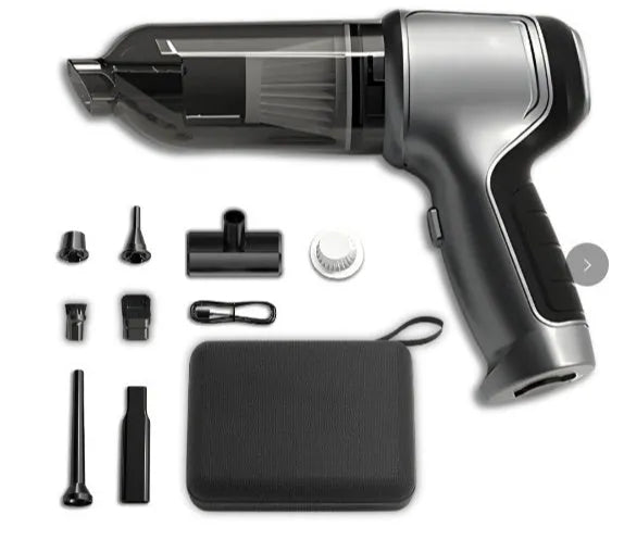 Handheld car vacuum cleaner with brushless motor and EVA storage bag