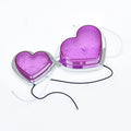 Heart-shaped 12v automotive LED sidelight for fender mounting in multiple colour options