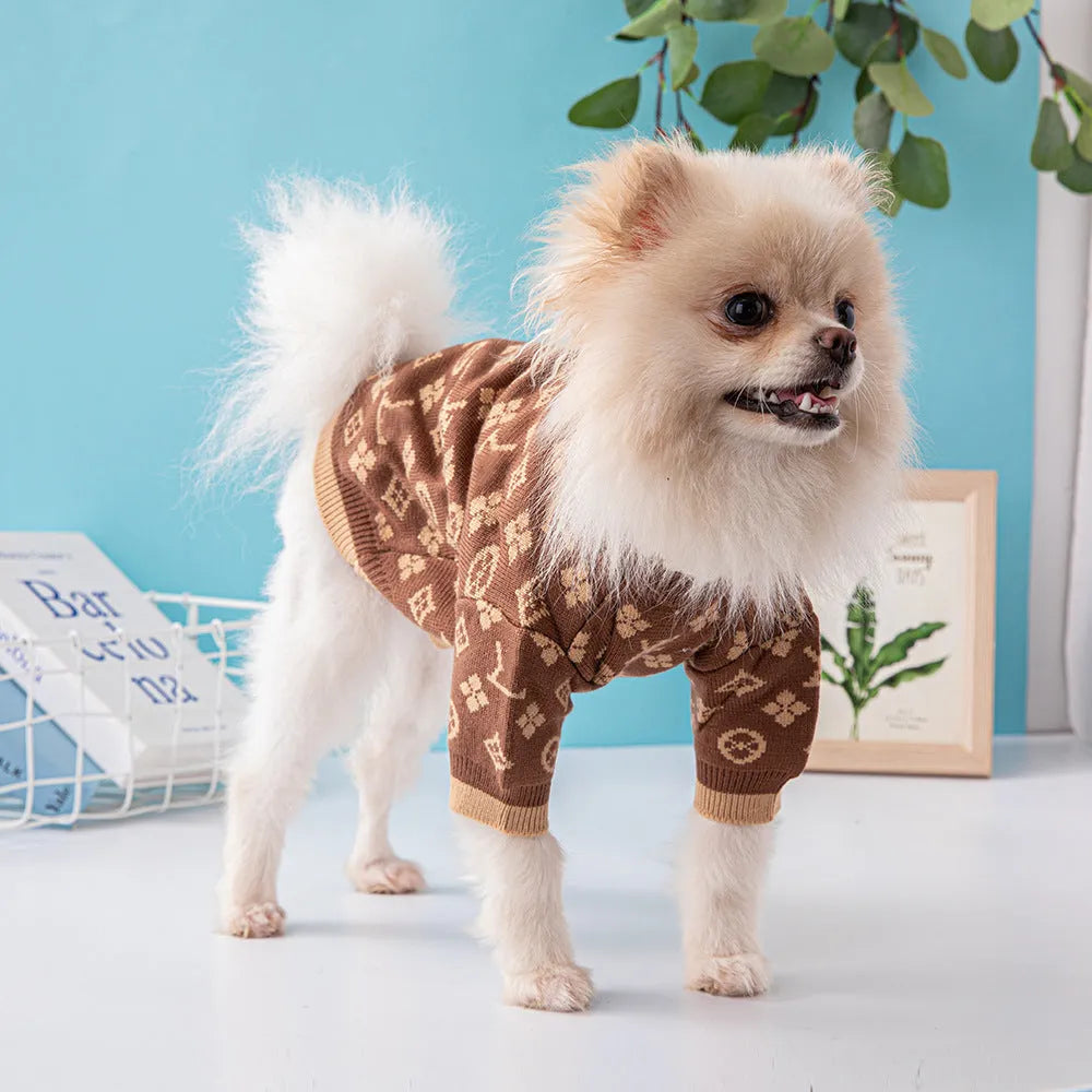 Wool dog sweater in European style available sizes XS to XXL
