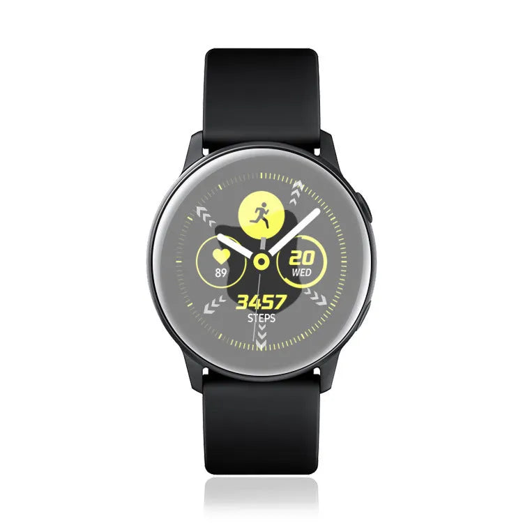Transparent tempered glass full screen protector film for Samsung Galaxy Watch Active smartwatch
