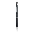 Black pen shaped audio recorder with zinc alloy shell for discreet recording