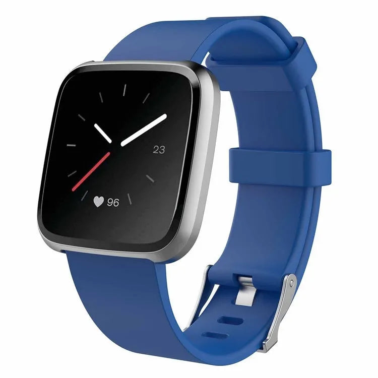 Fitbit Versa Lite replacement watch strap in multiple colours showing large and small size options