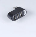 USB 2.0 hub splitter with four ports available in black or white colour options