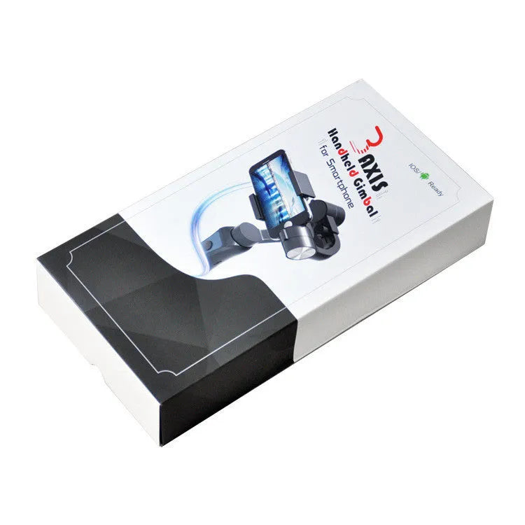 Black 3-axis handheld smartphone gimbal stabiliser for phones below 6.5 inches