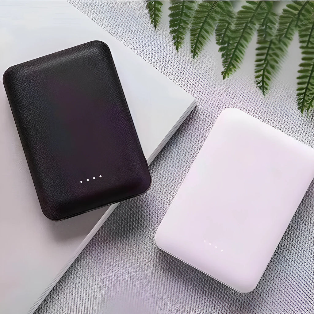 Portable mini mobile power supply with plastic shell