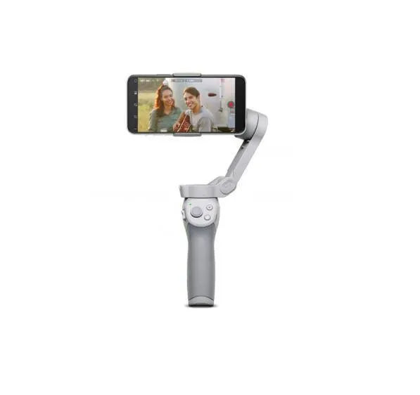 Magnetic mount smartphone PTZ gimbal stabilizer with integrated battery for videography