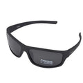 PC polarized sunglasses in bright black and gray lens for men and women