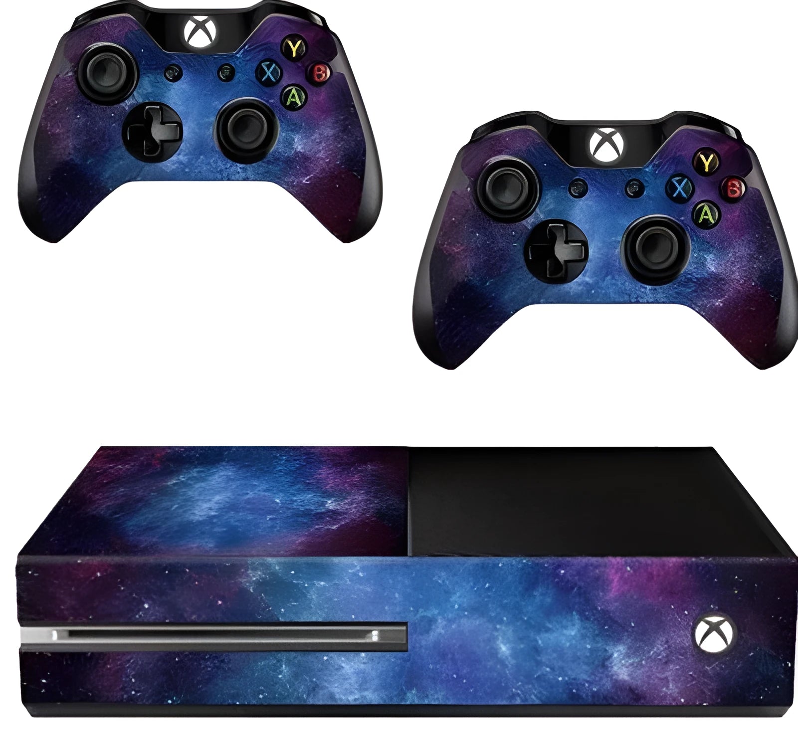 Blue matt protective film skin sticker for Xbox One console with scratch-free surface
