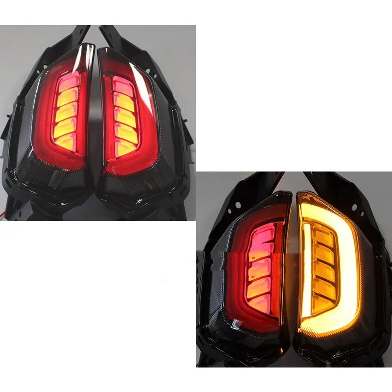 LED turn signal light for Yamaha NMAX155 scooter in plastic housing