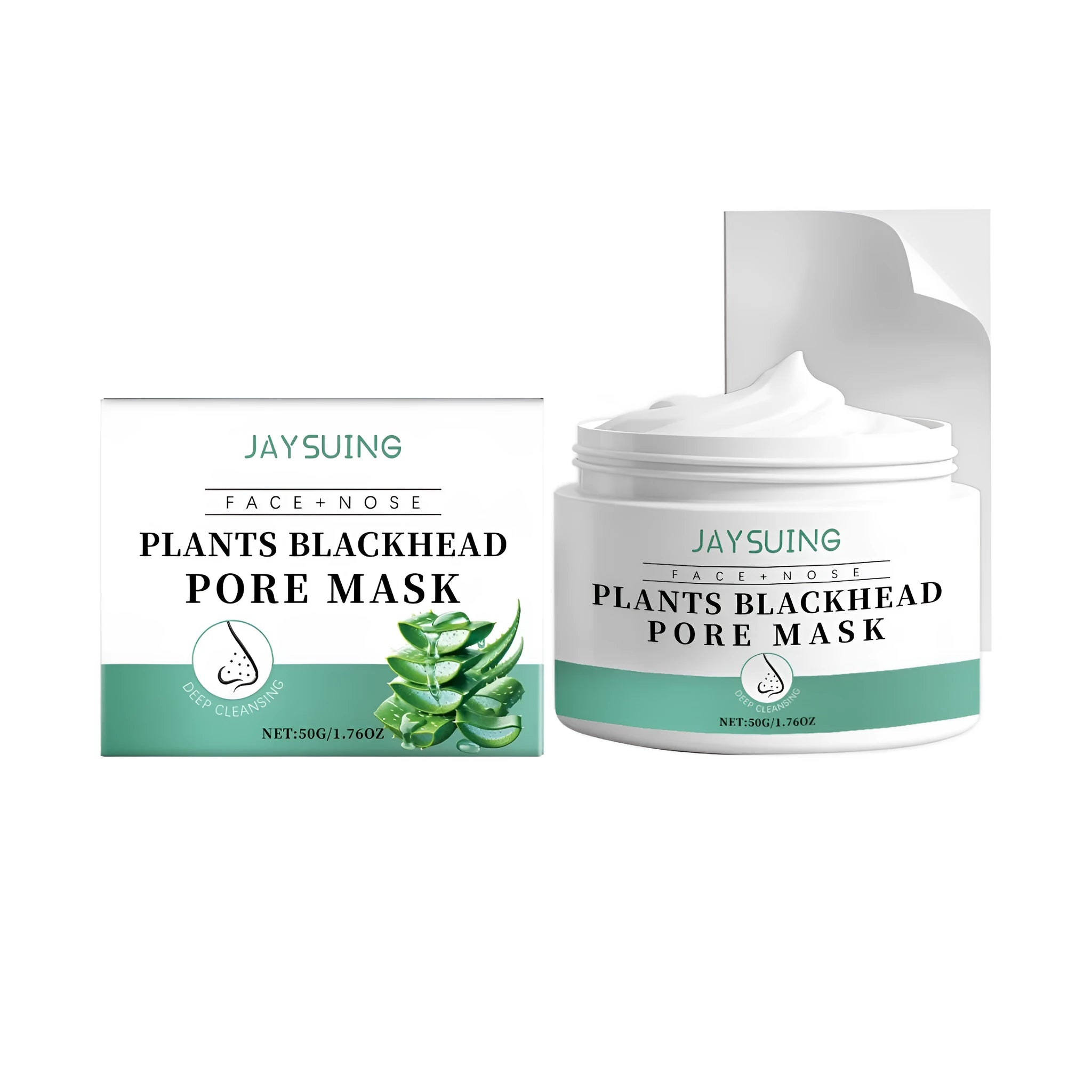 Plants Blackhead Pore Mask 50g jar with salicylic acid and hyaluronic acid for nose blackhead removal