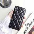 Black leather phone case for iPhone XS Max and other compatible models