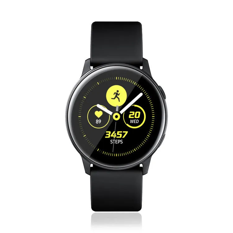 Transparent tempered glass full screen protector film for Samsung Galaxy Watch Active smartwatch