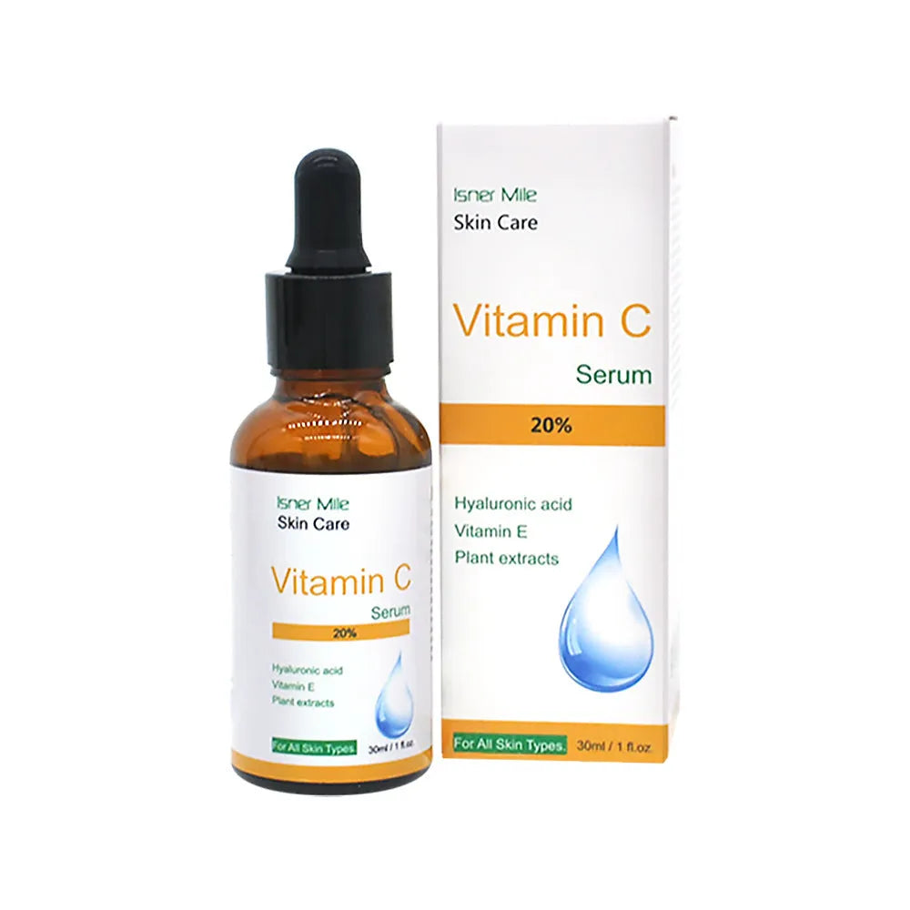 30ml Vitamin C serum bottle undiluted skincare essence for uneven skin tone