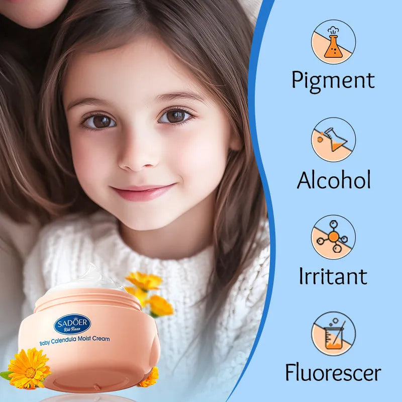 English Marigold Children's Moisturizing Facial Cream 50g standard specification for universal skin types