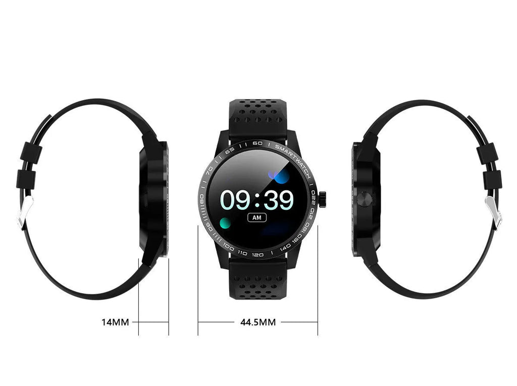 T2 smart bracelet with 1.3-inch colour screen showing heart rate and step count display