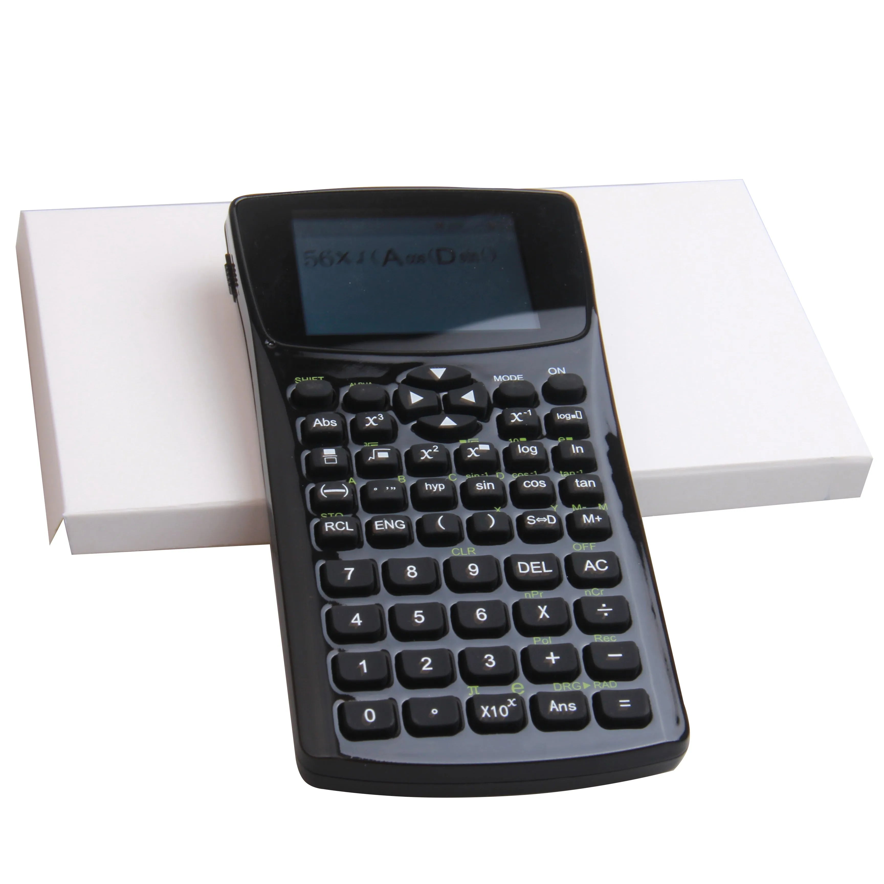 Black multifunctional e-book reader with 2.8cm screen displaying text, featuring adjustable strap and media playback controls.