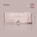 Mulberry silk eye mask in various colours including black and champagne gold for light blocking sleep