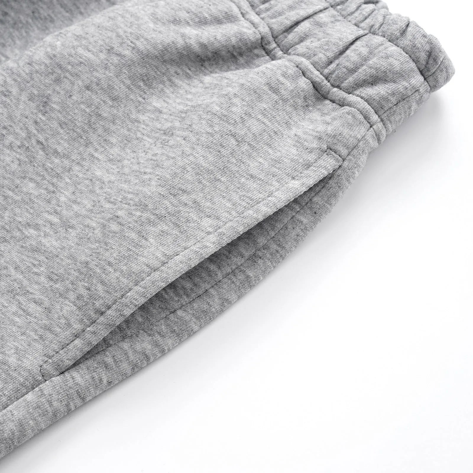 Men's straight-leg cotton casual trousers in solid black colour showing mid-waist design