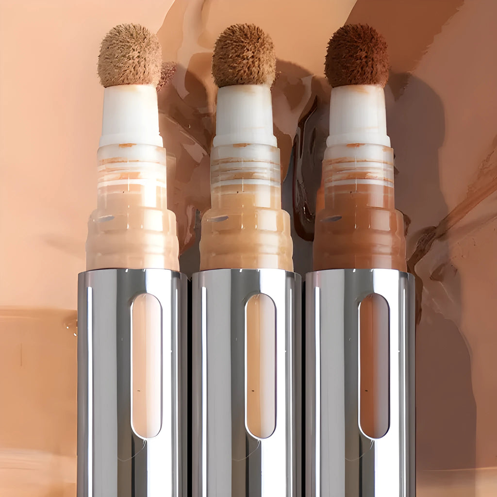 Waterproof concealer contour pen in 24 colour shades for precise facial makeup application