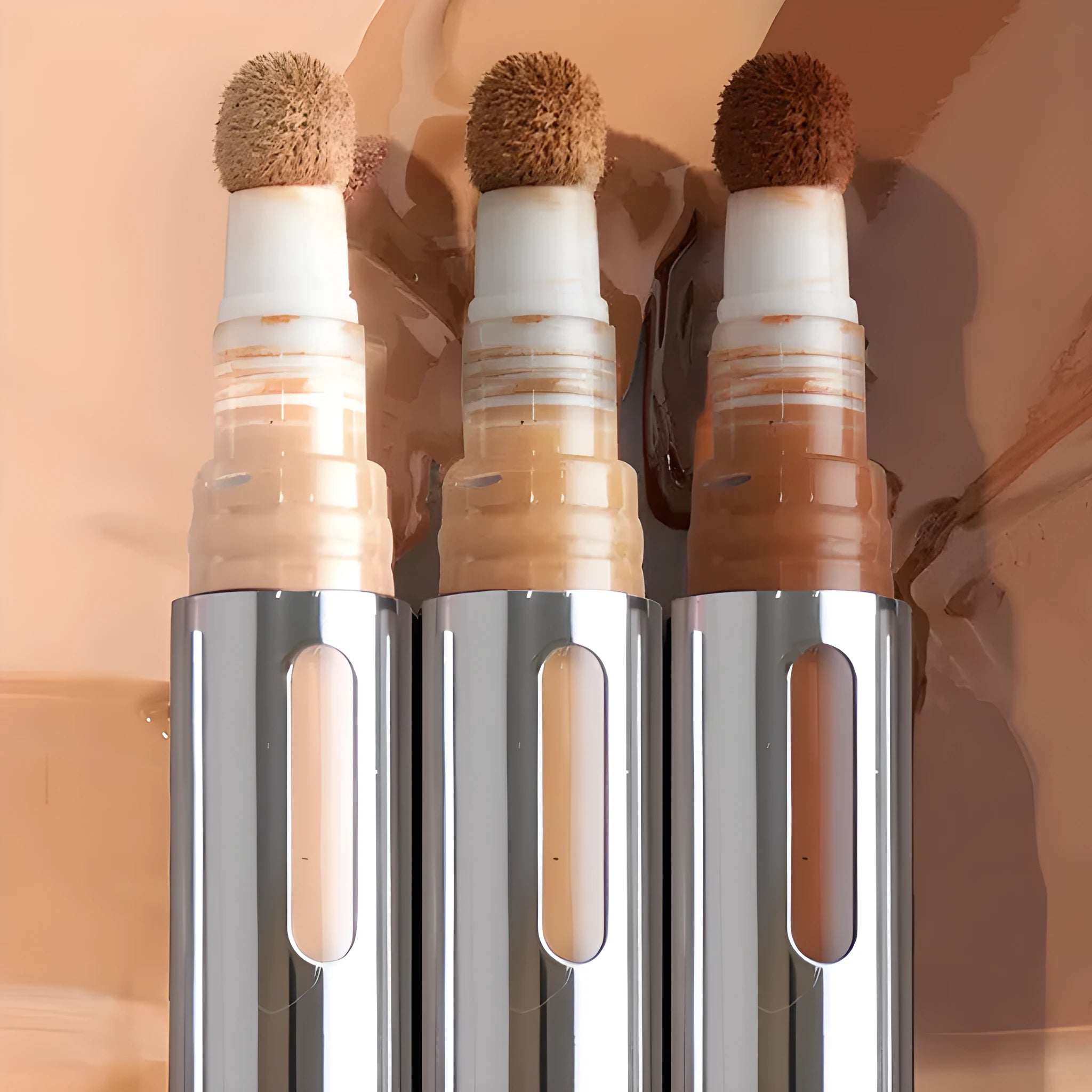 Waterproof concealer contour pen in 24 colour shades for precise facial makeup application