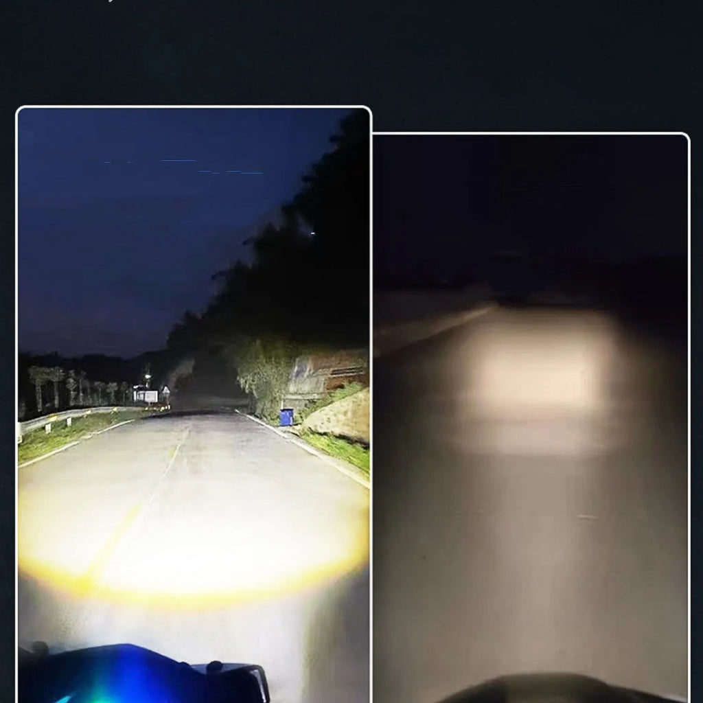 LED headlight conversion kit for Chunfeng 150NK motorcycles with integrated far and near lighting