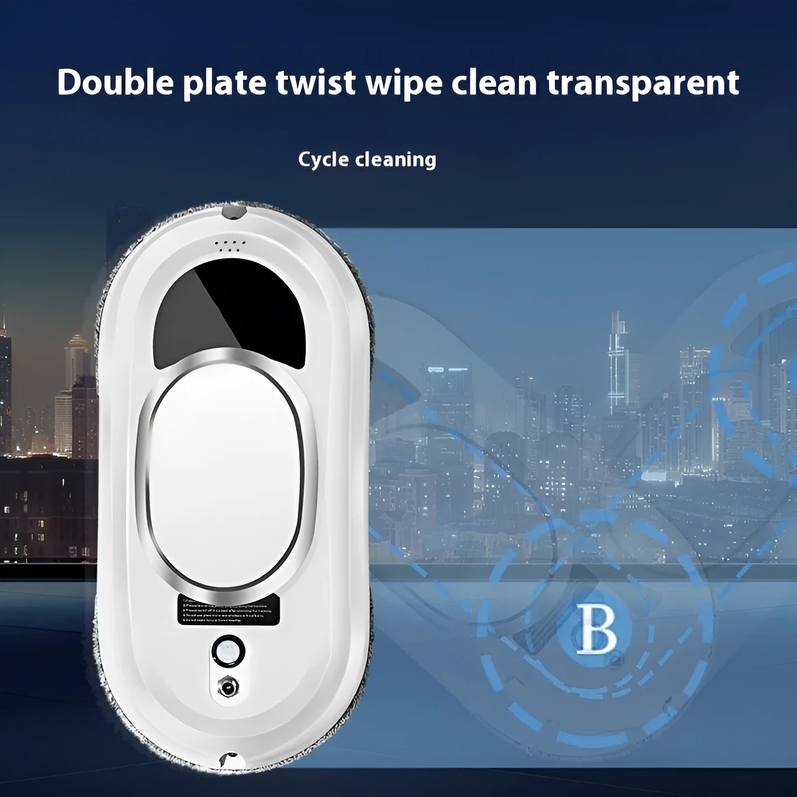 White full-automatic high altitude cleaning machine with remote control for external glass cleaning