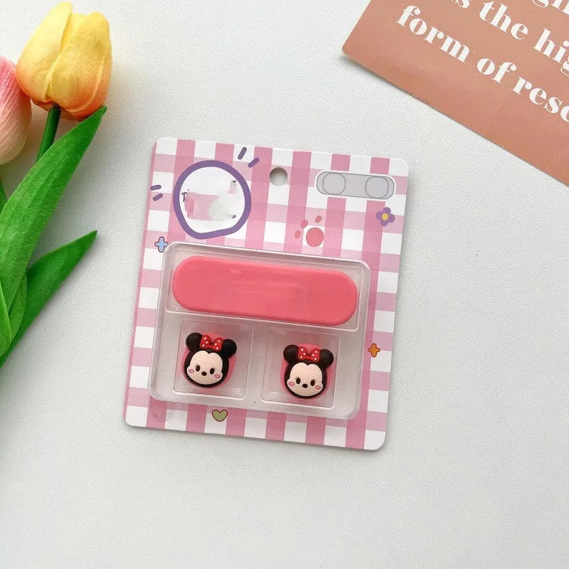 Cartoon magnetic plastic data cable fixer for desktop organisation in various colours