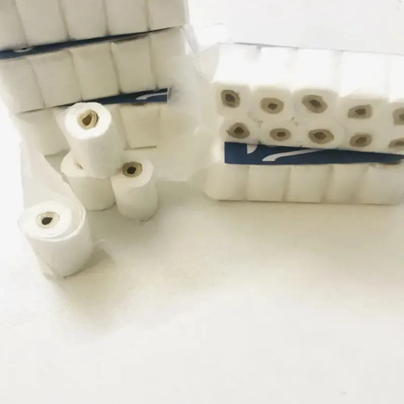 Miniature simulated tissue roll model for children's dollhouse and role-play activities