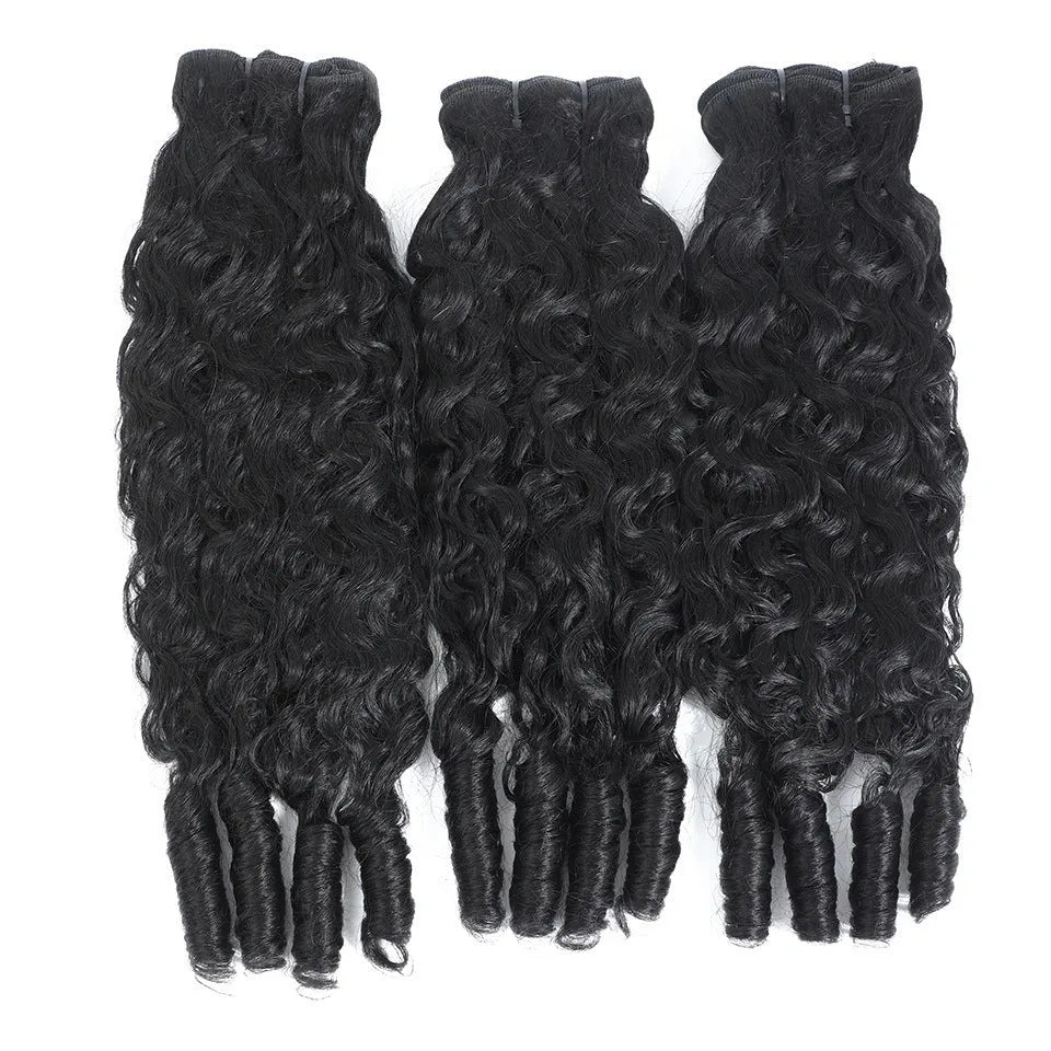 15A human hair weft in colour 1B hand woven for hair extensions available in 8 to 30 inch lengths