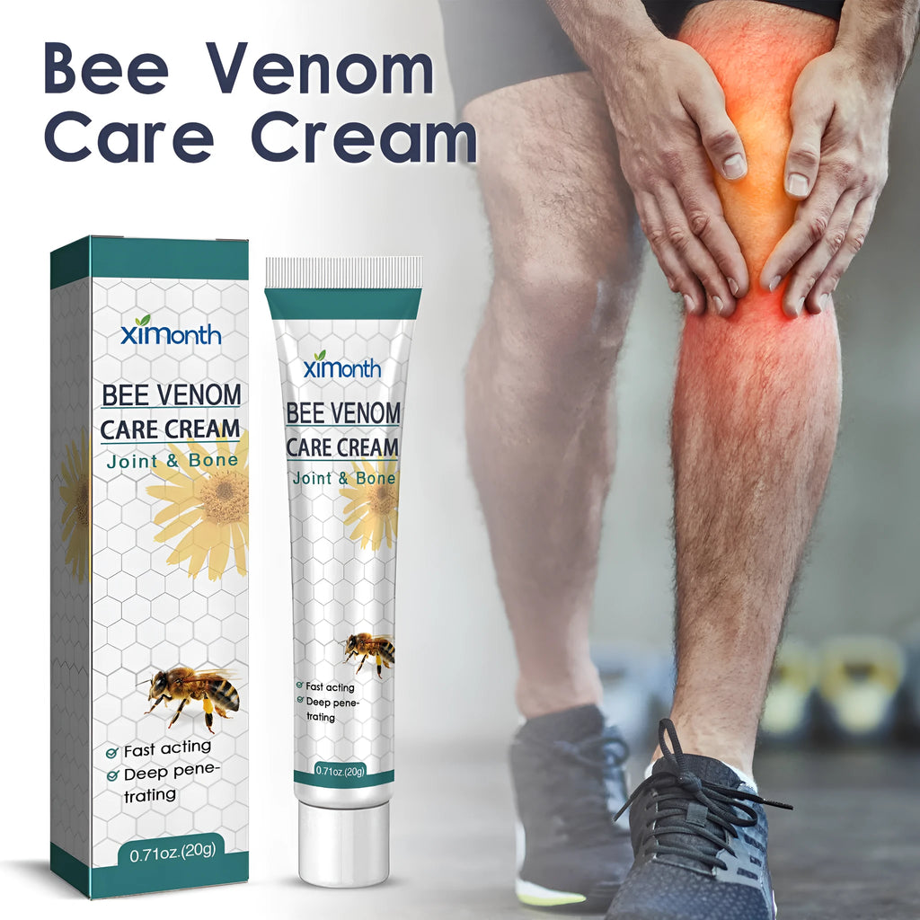 20g tube of white joint pain massage care cream for muscular and joint relief