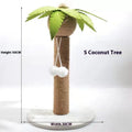 Masson cactus design cat scratch board and climbing pole made from cotton thread