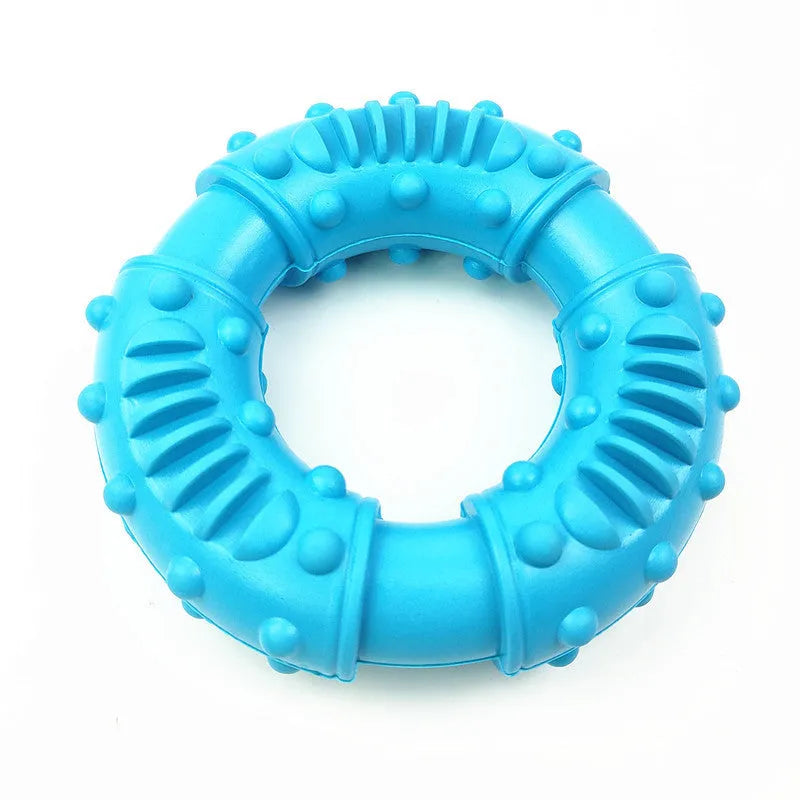 Dog fetching stick toy in blue, orange or red colours with lightweight hollow design for fetch games and water play