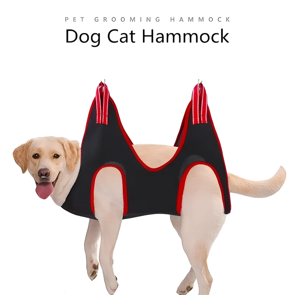 Pet grooming hammock restraint bag for cat and dog nail trimming in four sizes