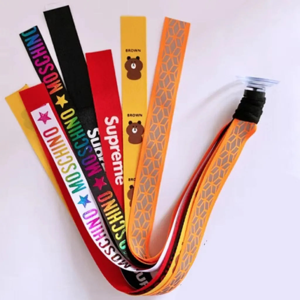 A colourful helmet streamer accessory for children's sports helmets and doll decoration.