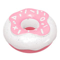 Donut-shaped TPR rubber dog toy with molar teeth cleaning sound in chocolate brown colour