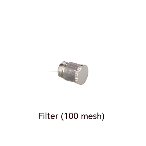 304 stainless steel two-point atomising nozzle with external thread and ten aperture size options