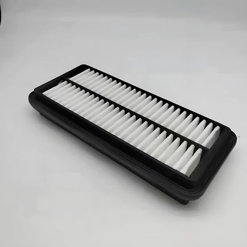 Black car air filter with 256×113×40mm dimensions for Modern vehicle replacement