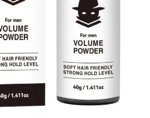 40g container of hair styling powder for oil control and fluffy volume