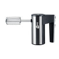 SL-25209 model handheld electric mixer with beaters attached, showing speed control dial