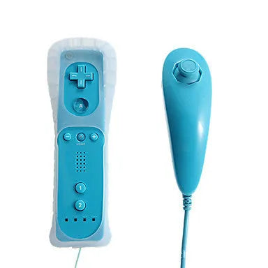Wii wireless left and right hand gamepad controllers in multiple colour options with rubber sleeve and hand rope