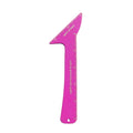 Reusable pink and LaserFX 3-in-1 eyeliner and contour stencil for hooded eyes.