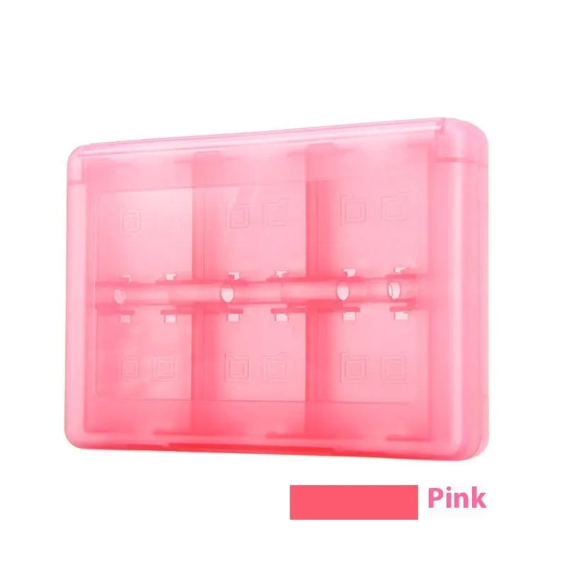 NDS 3DS game card storage box holding multiple game cartridges