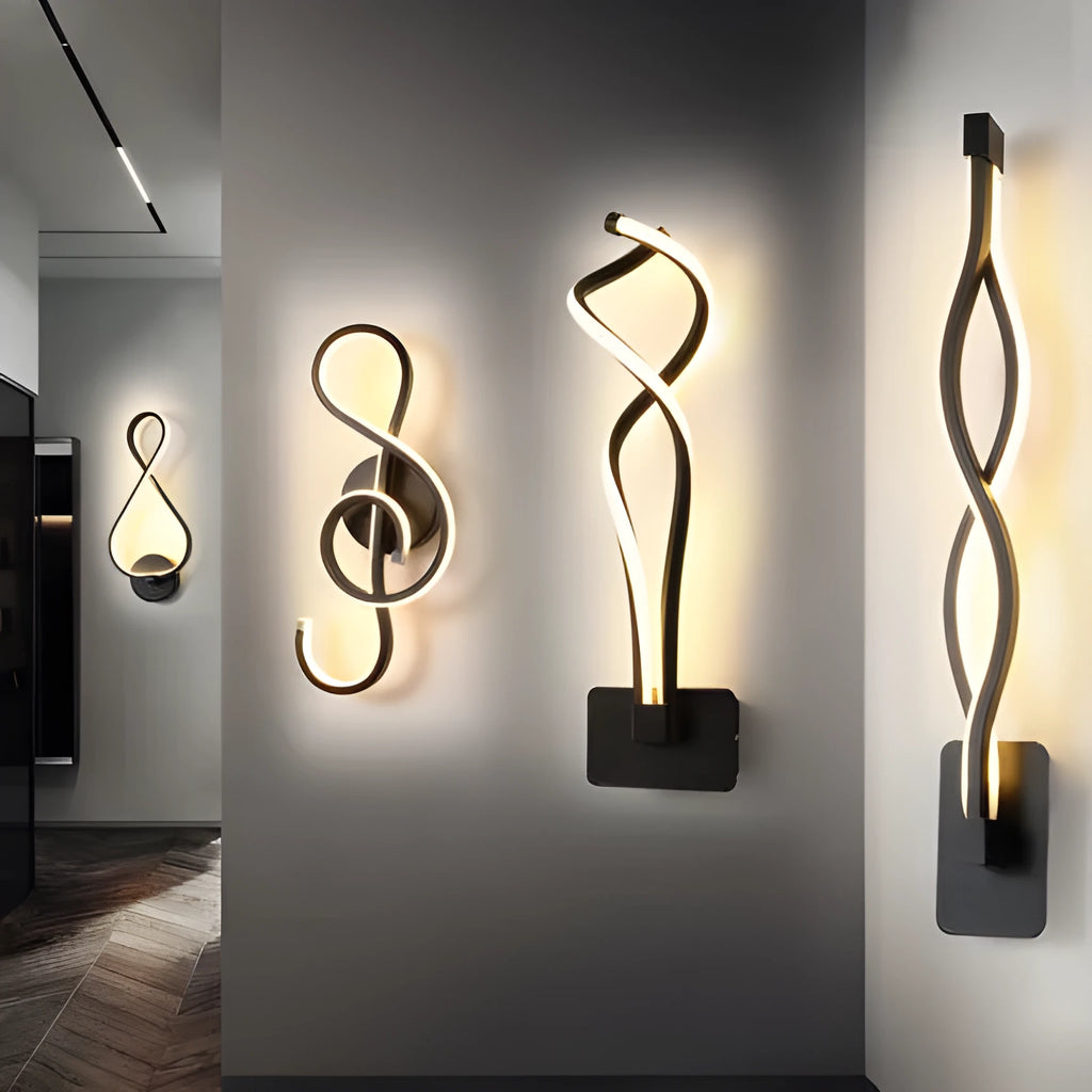 Minimalist Nordic LED wall lamp with silicone shade for bedroom bedside lighting
