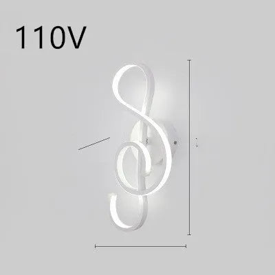 Minimalist Nordic LED wall lamp with silicone shade for bedroom bedside lighting