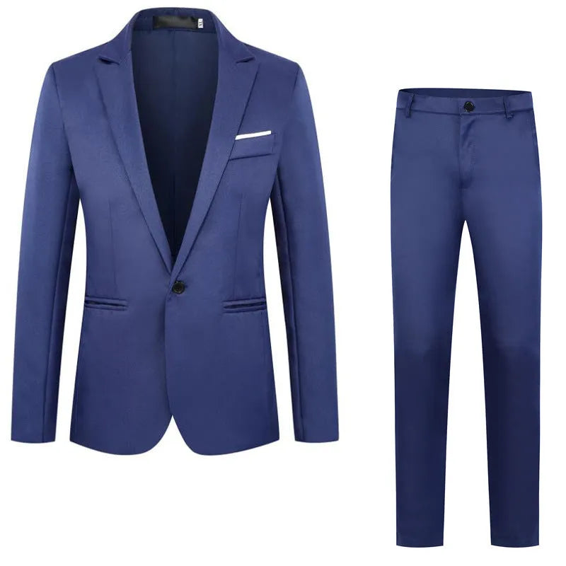 Men's loose fit wedding suit jacket in various colours with Asian sizing options