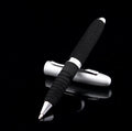 Metal cap ballpoint pen with 1.0mm tip shown in multiple ink colour options.