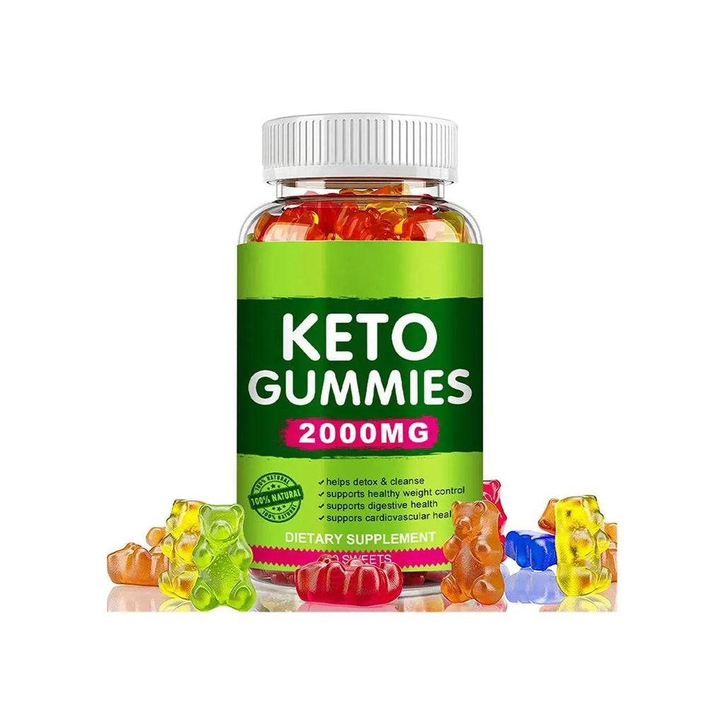 Organic Keto BHB vinegar soft candy vitamin tablets in bottle with 60 capsules