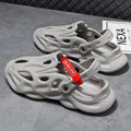 Korean-style EVA foam coconut slippers with closed toe design and ventilation holes