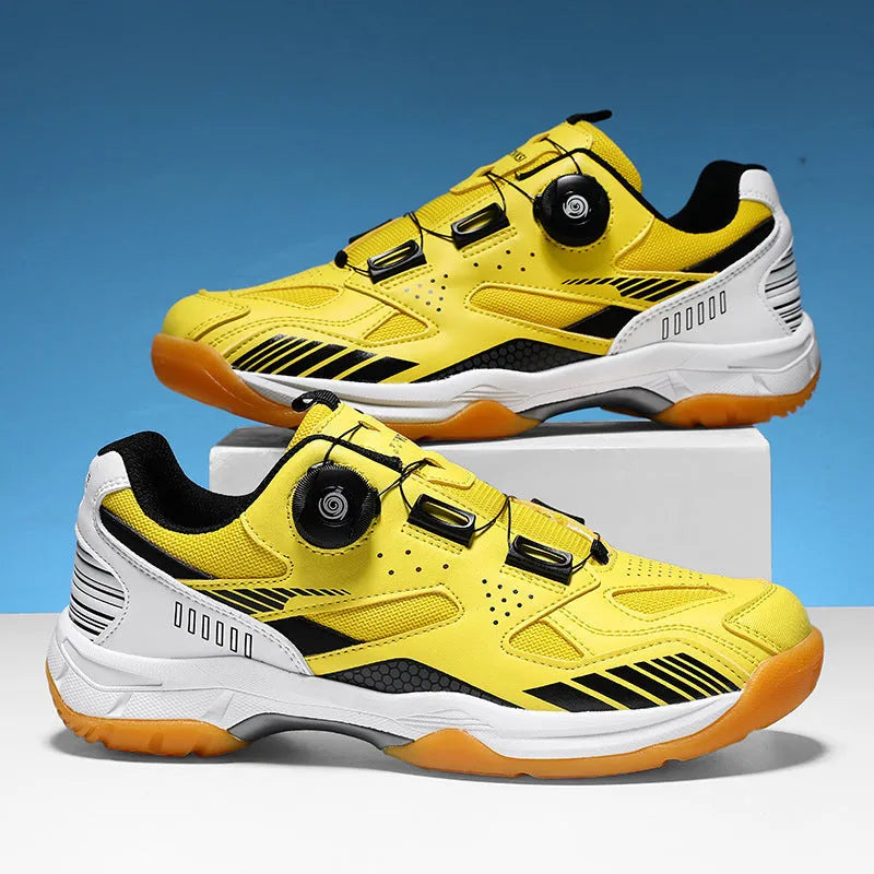 Unisex flat heel casual sneaker in yellow, black silver, white blue, or white grey.