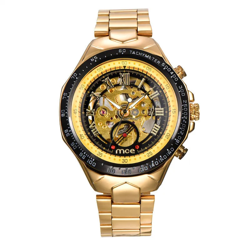 MCE men's mechanical watch with explosion-proof certification in multiple colour options